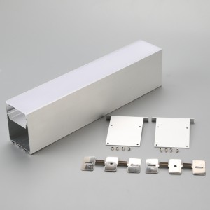 アルミニウムLED照明プロファイルは、LEDストリップアプリケーションのために中空プロファイルを押し出します